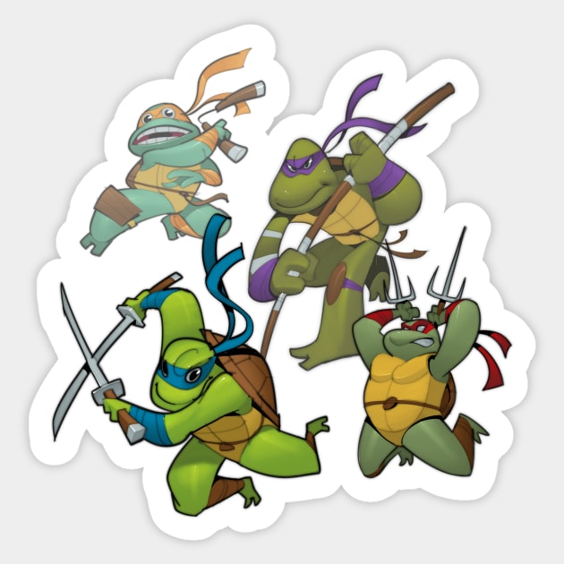 TMNT Sticker by qatrow-designes